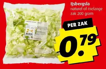 Boni IJsbergsla 200g aanbieding