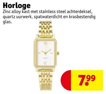 Kruidvat Horloge aanbieding