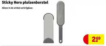 Kruidvat Sticky Hero pluizenborstel aanbieding