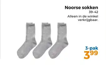 Trekpleister Noorse sokken aanbieding