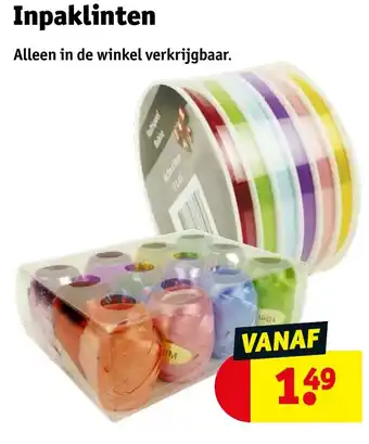 Kruidvat Inpaklinten aanbieding