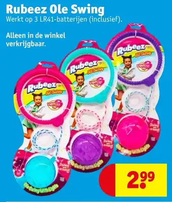Kruidvat Rubeez Ole Swing aanbieding