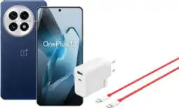 Coolblue OnePlus 13 512GB Blauw 5G + OnePlus SuperVOOC Oplader 120W met 2 Poorten aanbieding