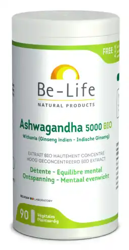 De Online Drogist Be-Life Ashwagandha 5000 Capsules aanbieding