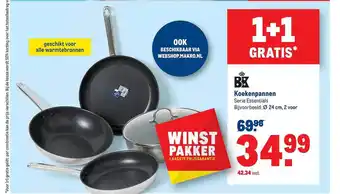 Makro Koekenpannen 24cm aanbieding