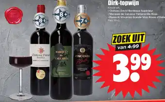 Dirk Dirk-topwijn aanbieding