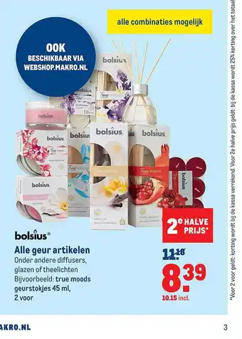 Makro Alle geru artikelen 45ml aanbieding