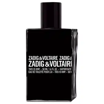 Parfumerie Zadig & Voltaire This is Him! 50 ml Eau de Toilette Spray aanbieding
