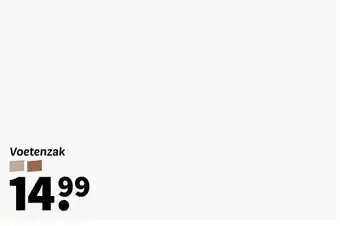 Wibra Voetenzak aanbieding