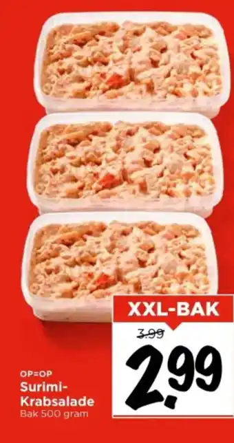Vomar Voordeelmarkt Surimi Krabsalade aanbieding