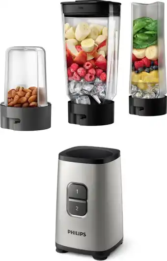 Bol.com Philips Daily HR2604/80 - Mini Blender - Metallic aanbieding