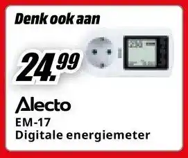 MediaMarkt Alecto Digitale energiemeter EM-17 aanbieding