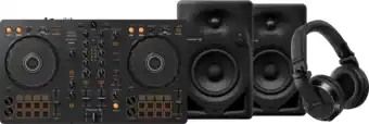 Coolblue Pioneer DJ DDJ-FLX4 + Pioneer DJ HDJ-X7 Zwart + Pioneer DJ DM-40D Zwart aanbieding