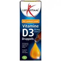 De Online Drogist Lucovitaal Vitamine D3 Druppels aanbieding