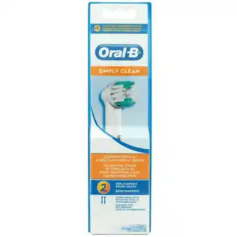 Action Oral-B opzetborstels Simply Clean aanbieding