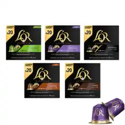 Koffievoordeel.nl Proefpakket L'OR Espresso Deluxe - 100 koffiecups aanbieding