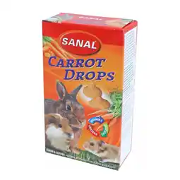 Van Cranenbroek Snack knaagdier drop wortel 45g aanbieding