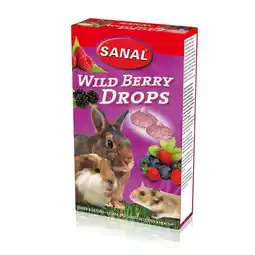 Van Cranenbroek Snack knaagdier drop wild berry 45g aanbieding