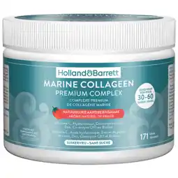 Holland & Barrett Holland & Barrett Marine Collageen Premium Complex Aardbei - 162g aanbieding