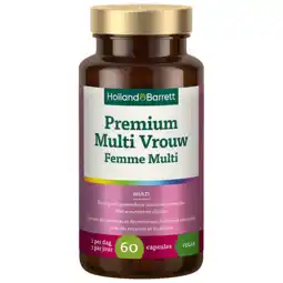 Holland & Barrett Holland & Barrett Premium Multi Vrouw - 60 capsules aanbieding