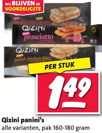 Nettorama Qizini panini's aanbieding