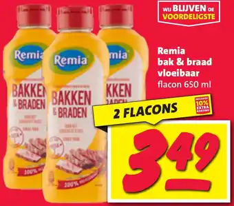 Nettorama Remia bak & braad vloeibaar aanbieding