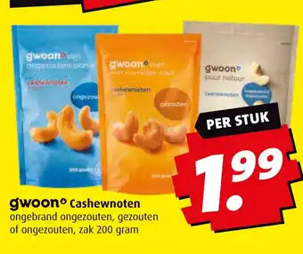 Boni Gwoon cashewnoten aanbieding