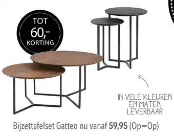 Pronto wonen Bijzettafelset Gatteo aanbieding