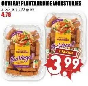 MCD Supermarkt GOVEGA! PLANTAARDIGE WOKSTUKJES aanbieding