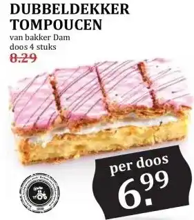 MCD Supermarkt DUBBELDEKKER TOMPOUCEN aanbieding