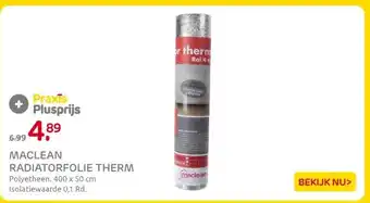 Praxis MACLEAN RADIATORFOLIE THERM aanbieding