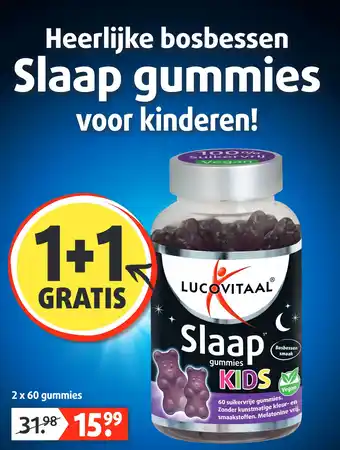 Lucovitaal Slaap gummies aanbieding