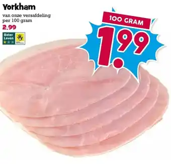 Boon`s Markt Yorkham aanbieding