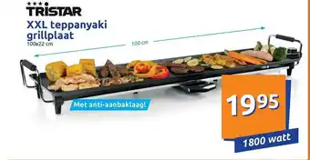 Action Tristar XXL Teppanyaki Grillplaat aanbieding