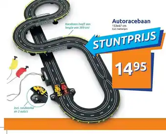 Action Autoracebaan 153x67 Cm aanbieding