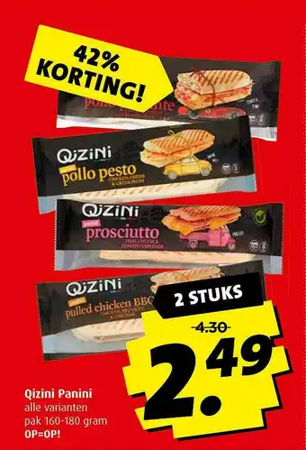 Boni Qizini Panini 42% Korting aanbieding