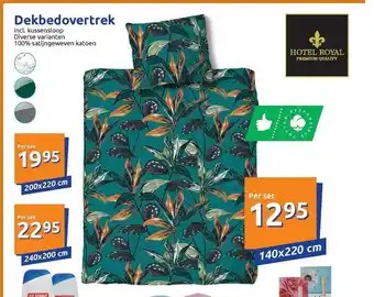 Action Dekbedovetrek aanbieding