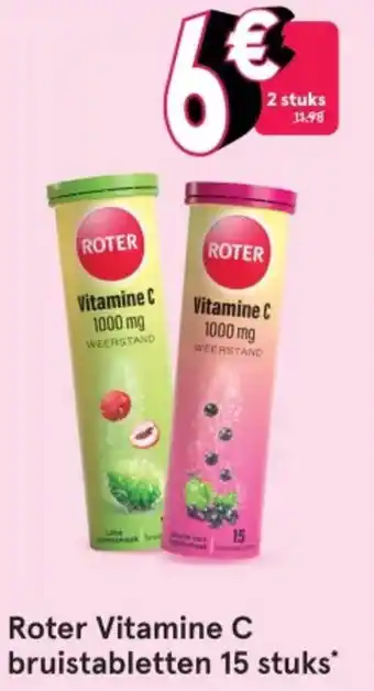Etos Roter Vitamine C bruistabletten 15 stuks aanbieding