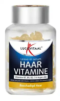 De Online Drogist Lucovitaal Haarvitamine Leave-in Serum Beschadigd Haar Capsules aanbieding