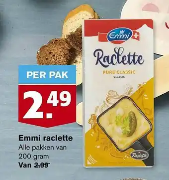 Hoogvliet Emmi Raclette aanbieding