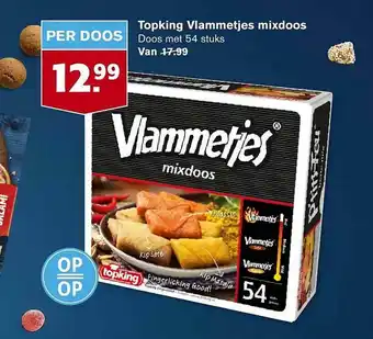 Hoogvliet Topking Vlammetjes Mixdoos aanbieding