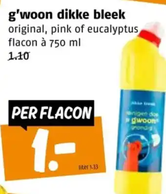 Poiesz g'woon dikke bleek aanbieding