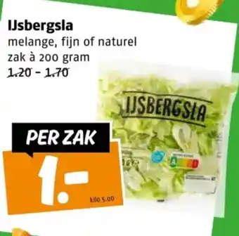 Poiesz IJsbergsla aanbieding