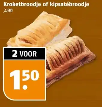 Poiesz Kroketbroodje of kipsatébroodje aanbieding