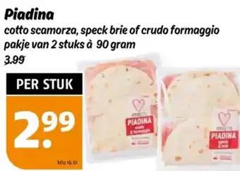 Poiesz Piadina aanbieding