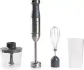 Bol.com Domo DO9226M - Staafmixer + Garde + Hakmolen + Mengbeker - Zwart aanbieding