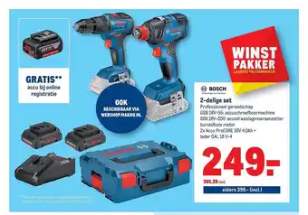 Makro Bosch 2-delige set aanbieding