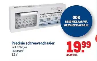 Makro Precisie schroevendraaier aanbieding