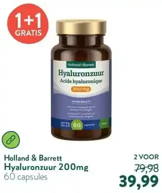 Holland & Barrett Hyaluronzuur 200mg aanbieding