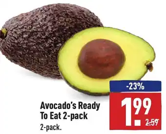 ALDI Avocado's Ready To Eat 2-pack aanbieding